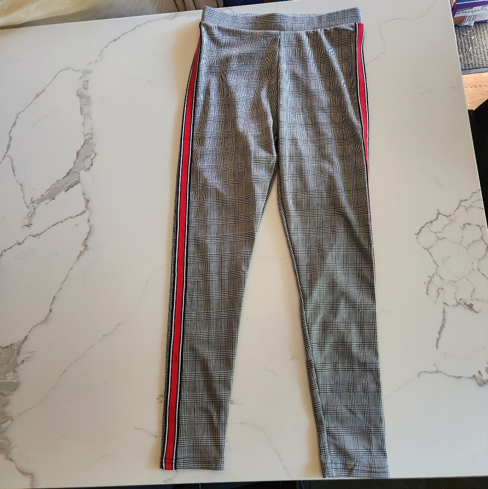 Plaid leggings